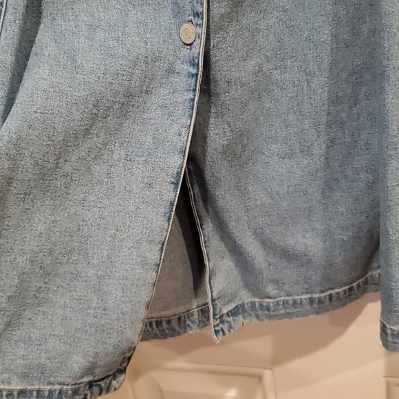 Vintage Long Jean Skirt - Picture 3 of 4